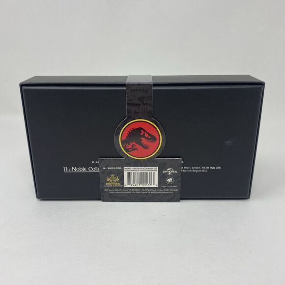 Jurassic Park Bookmarks Set Bookmarks Noble Collections New in Box Dinosaurs - Picture 2 of 7